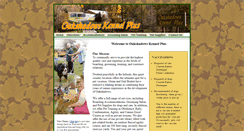 Desktop Screenshot of oakshadowskennel.com